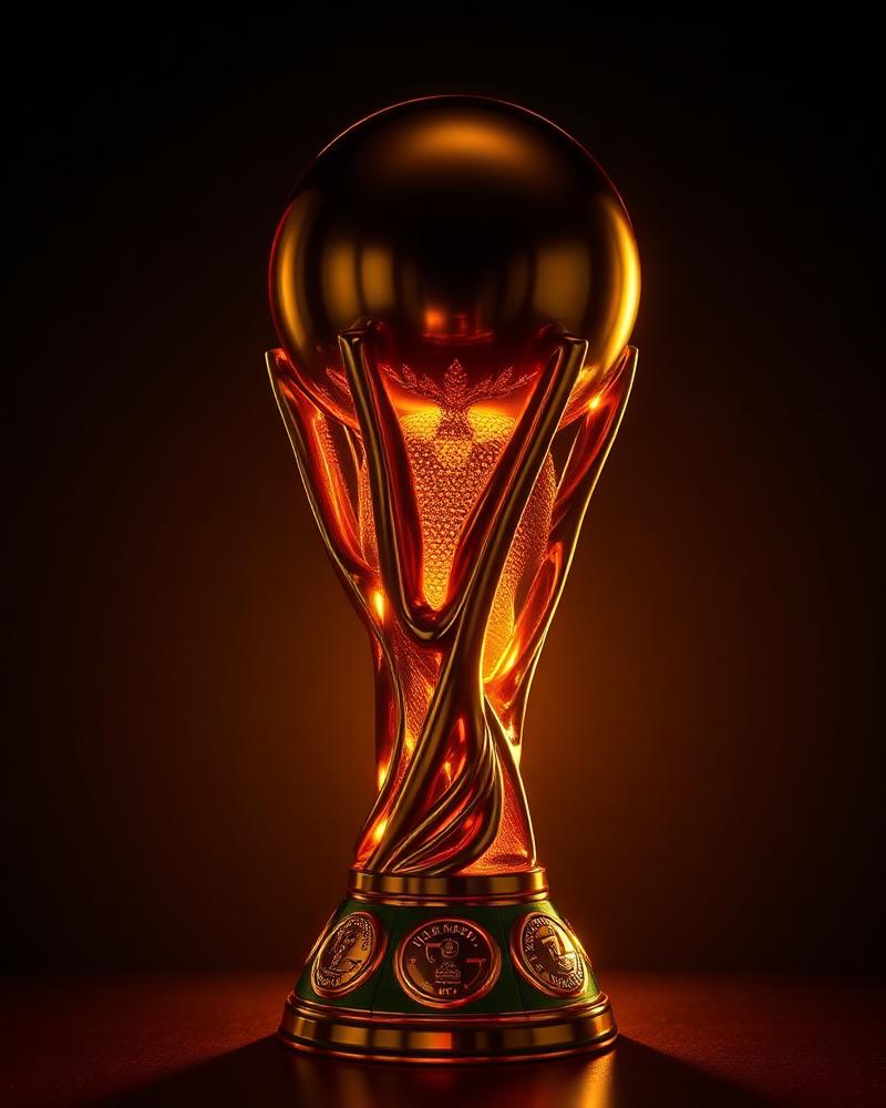 Golden trophy